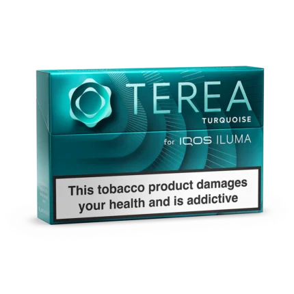 IQOS TEREA Turquoise Kazakhstan Fresh Menthol Tobacco for IQOS ILUMA UAE