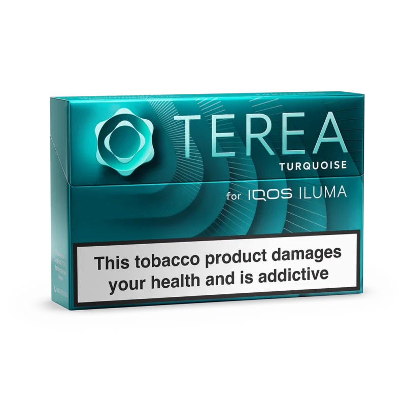IQOS TEREA Turquoise Kazakhstan Fresh Menthol Tobacco for IQOS ILUMA UAE
