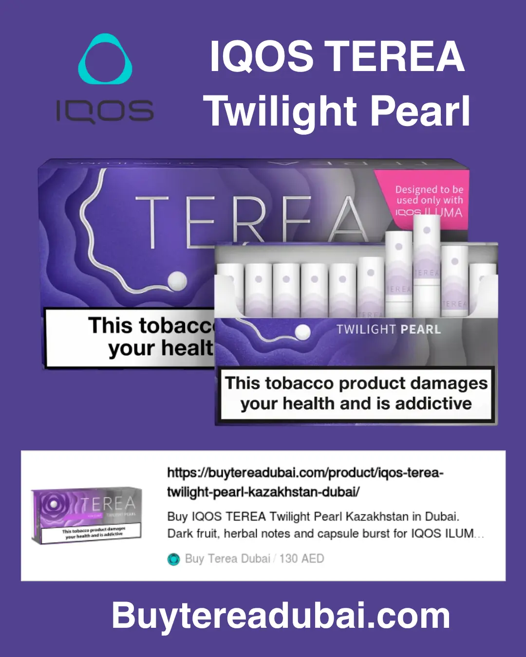IQOS TEREA Twilight Pearl — Buy in Dubai