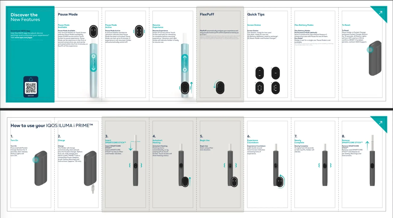 New IQOS ILUMA i Prime User Manual Image Buy Terea Dubai New IQOS ILUMA i Prime User Manual Image Buy Terea Dubai