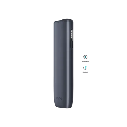 IQOS ILUMA i One Midnight Black front view — bladeless IQOS device Dubai
