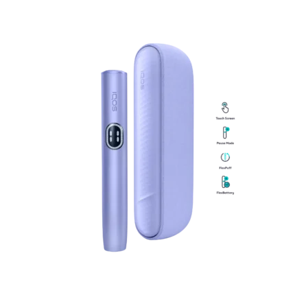 IQOS ILUMA i Standard Digital Violet holder and pocket charger set — Dubai UAE