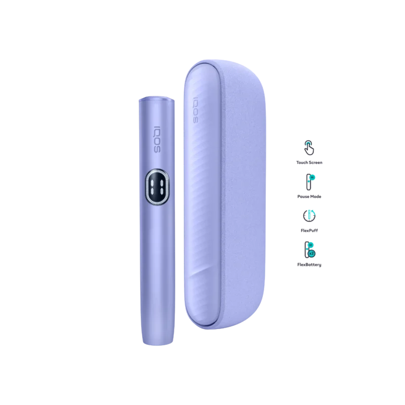 IQOS ILUMA i Standard Digital Violet holder and pocket charger set — Dubai UAE